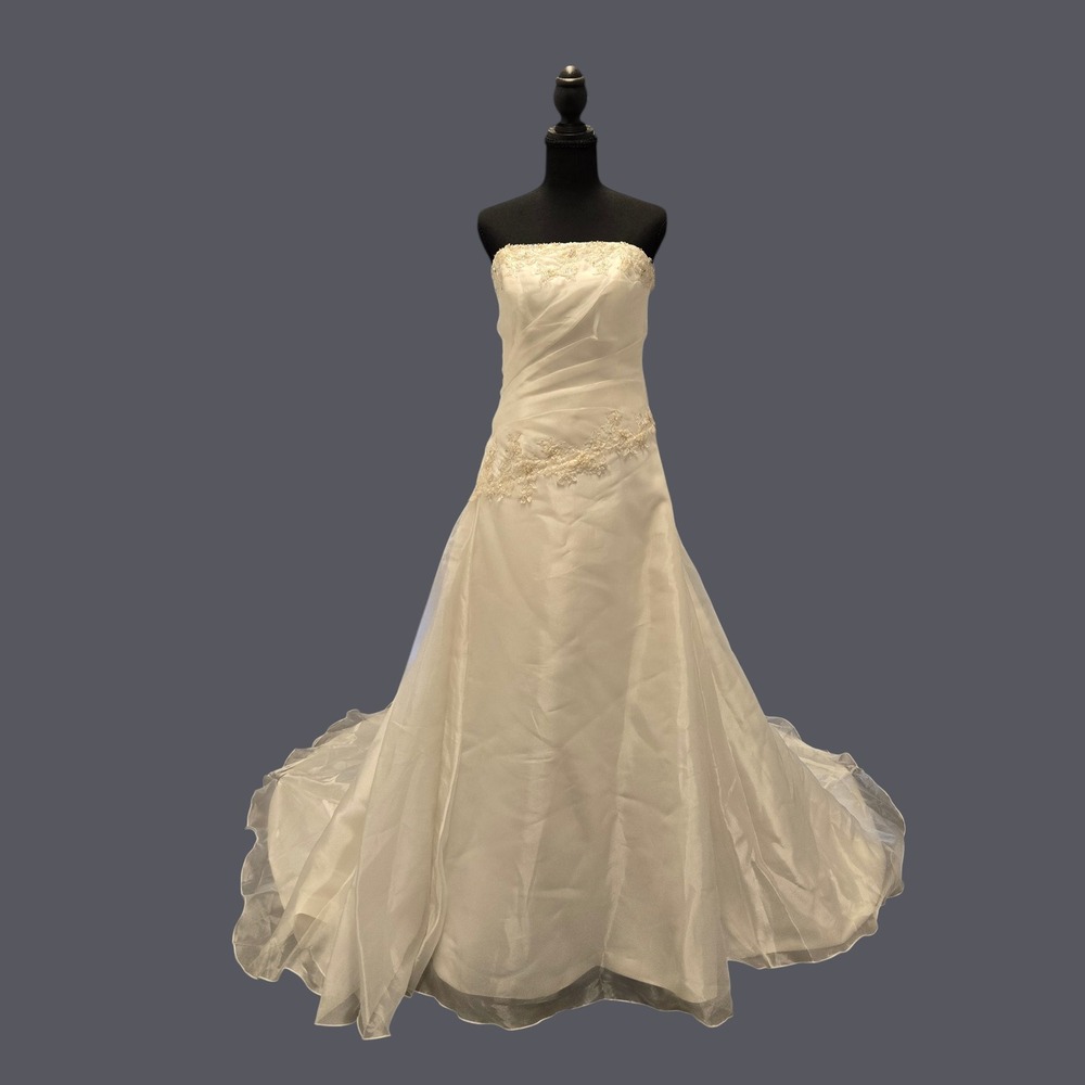 Joli Bridal "Duet" Vintage Strapless Wedding Gown – Size 8